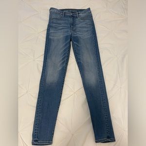 American eagle blue skinny jeans size US6